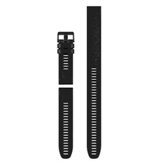 Garmin QuickFit® 26mm Watch Band Silicone w/ Extra Long Adjustment Strap - POWDER GRAY