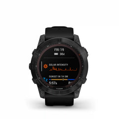 Garmin fenix 7X Sapphire Solar - BLACK DLC W/ BLACK BAND