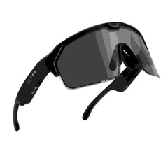 Chamelo Music Shield Sunglasses - SMOKE / MATTE BLACK