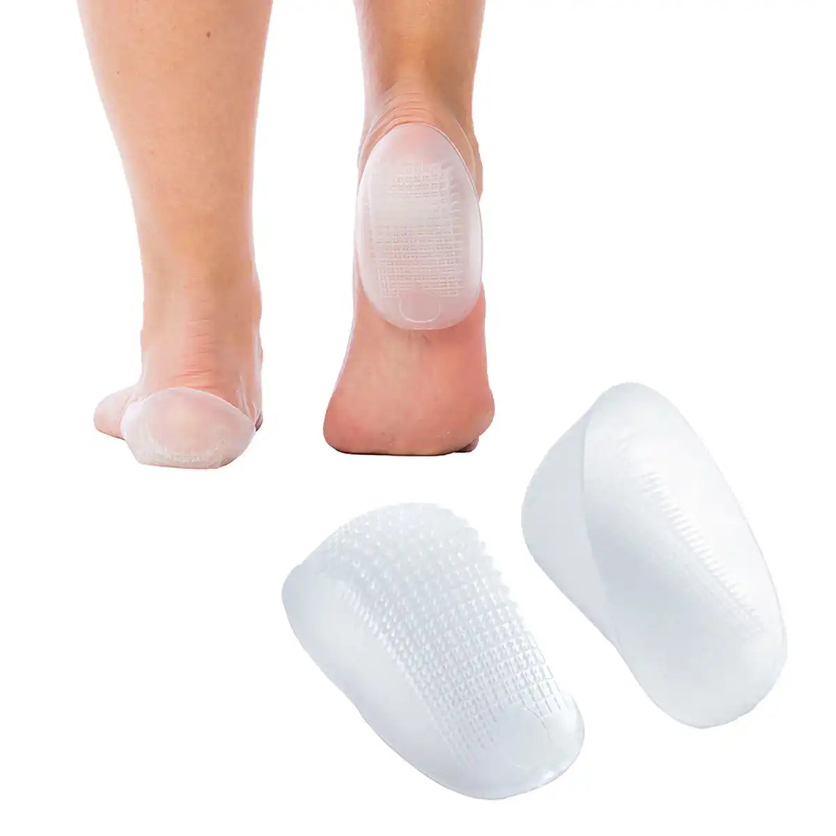 Medi-Dyne Tuli's® Classic Gel Heel Cups™ - CLEAR