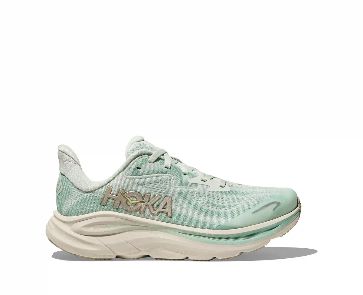 HOKA Clifton 10 - Big Kids - SEA GLASS  /  TRUFFLE SALT