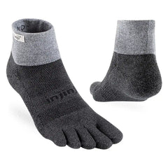Injinji Trail Midweight Mini-Crew Socks - MIDNIGHT