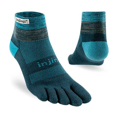 Injinji Trail Midweight Mini-Crew Socks - MIDNIGHT
