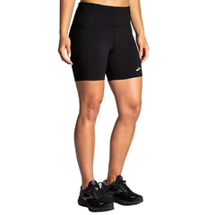 Brooks Moment 5" Short Tight - BLACK