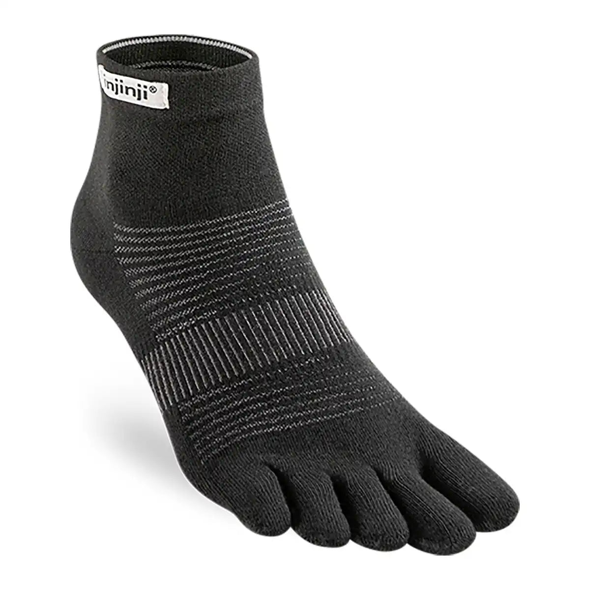 Injinji Run OG Mini-Crew - BLACK