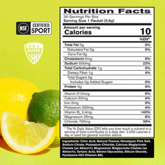 Bare Performance Nutrition Electrolyte Go-Pack Single - LEMON LIME