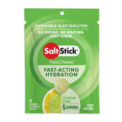 SaltStick FastChews 10ct Packet - TROPICAL TWIST CAFFEINE