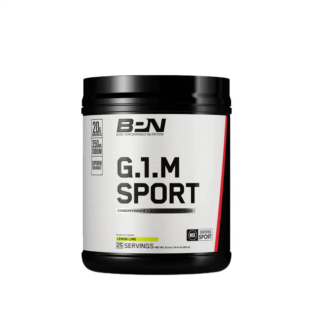 Bare Performance Nutrition G.1.M. Sport/Endurance Electrolytes - 25 Serving - LEMON LIME