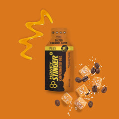 Honey Stinger Classic Energy Gels - PLUS CAFFEINE -- SALTED CARAMEL LATTE