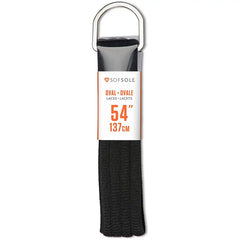 SofSole Oval Lace 54" - BLACK