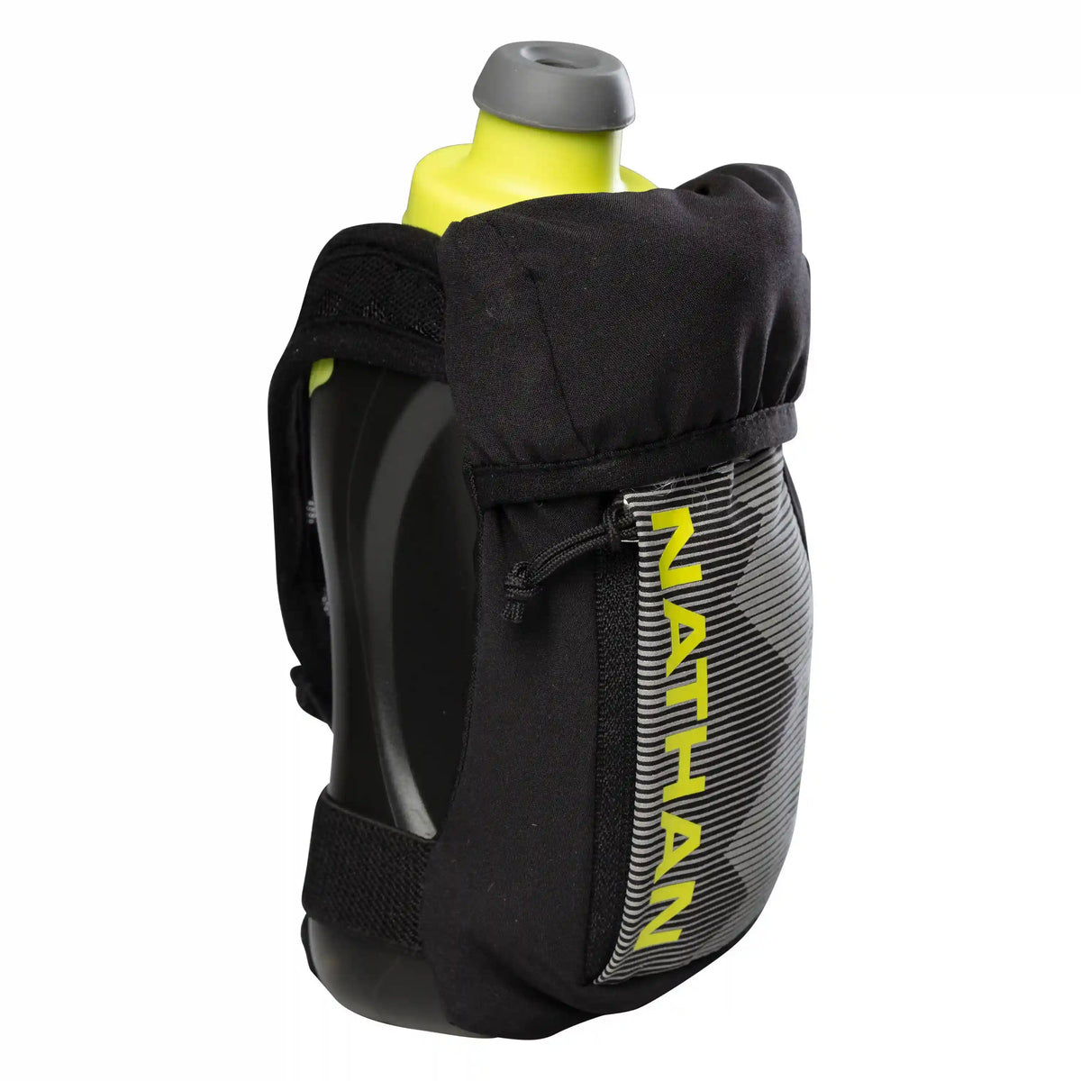 Nathan QuickSqueeze 12oz Handheld - BLACK / FINISH LIME