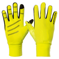 Nathan HyperNight Reflective Gloves - BLACK / GEO