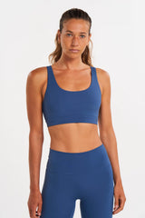 ALWRLD ALTRN Rib Sports Bra - BLUE STORM