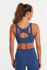 ALWRLD ALTRN Rib Sports Bra - BLUE STORM