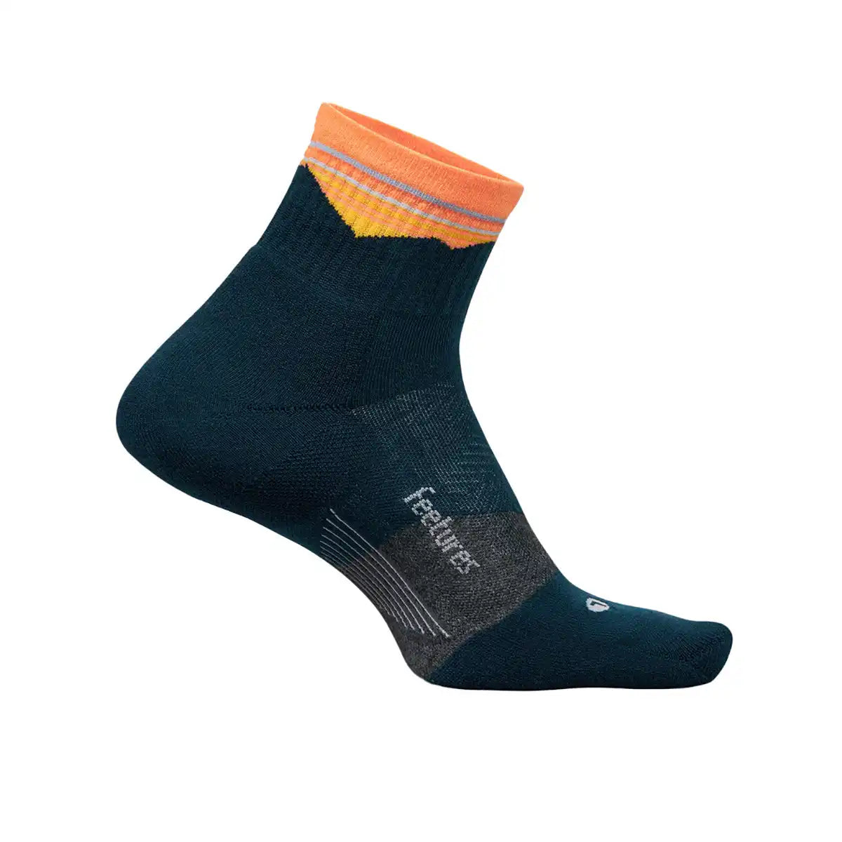 Feetures Trail Max Cushion Quarter - BLUE RIDGE NAVY