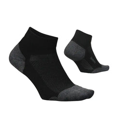 Feetures Elite Max Cushion Low Cut - BLACK / BLACK