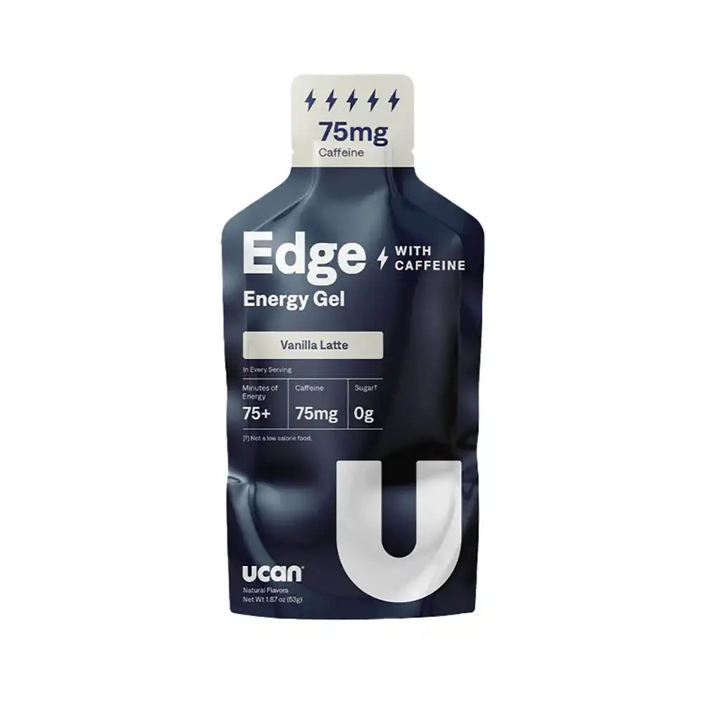 UCAN Edge Fuel to Go - WITH CAFFEINE -- VANILLA LATTE