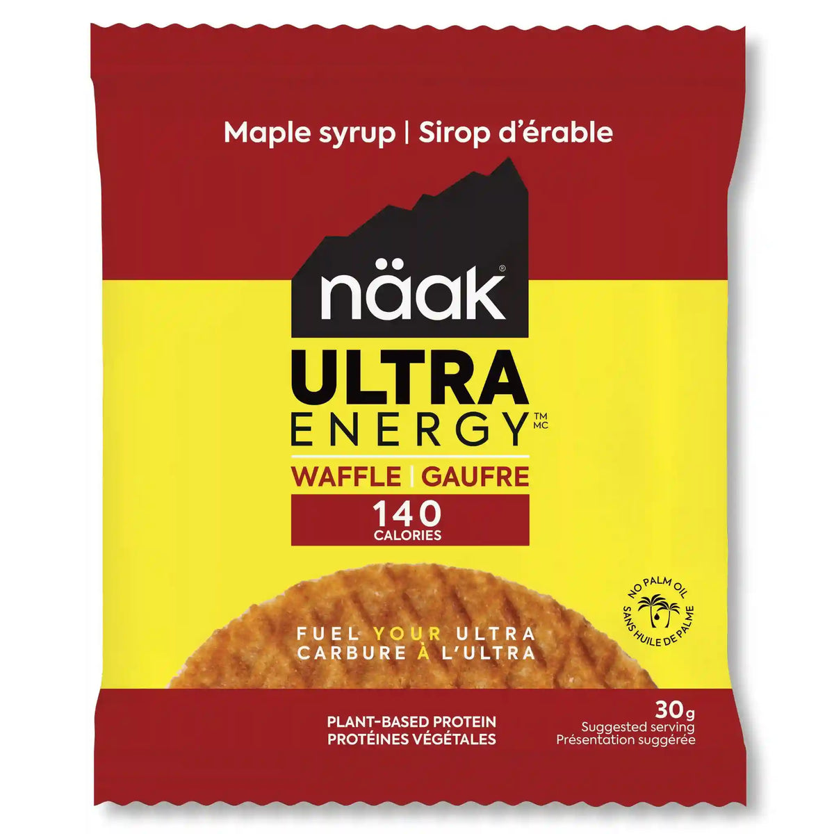 Naak Energy Waffle - MAPLE SYRUP