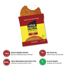 Naak Energy Waffle - MAPLE SYRUP