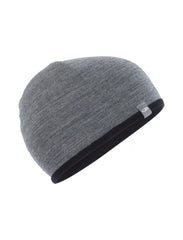 icebreaker Pocket Hat - BLACK / GRITSTONE HEATHER