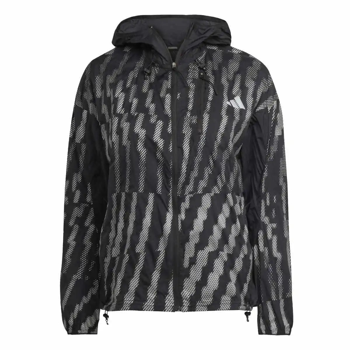 adidas ADI365 High Viz Jacket - BLACK / REFLECTIVE SILVER