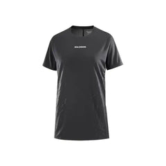 Salomon Sense Aero Short Sleeve GFX - DEEP BLACK  /  BLACK BEAUTY