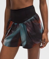 lululemon Go Further High-Rise Split Short 3" - SPEED FLUX MINI MULTI