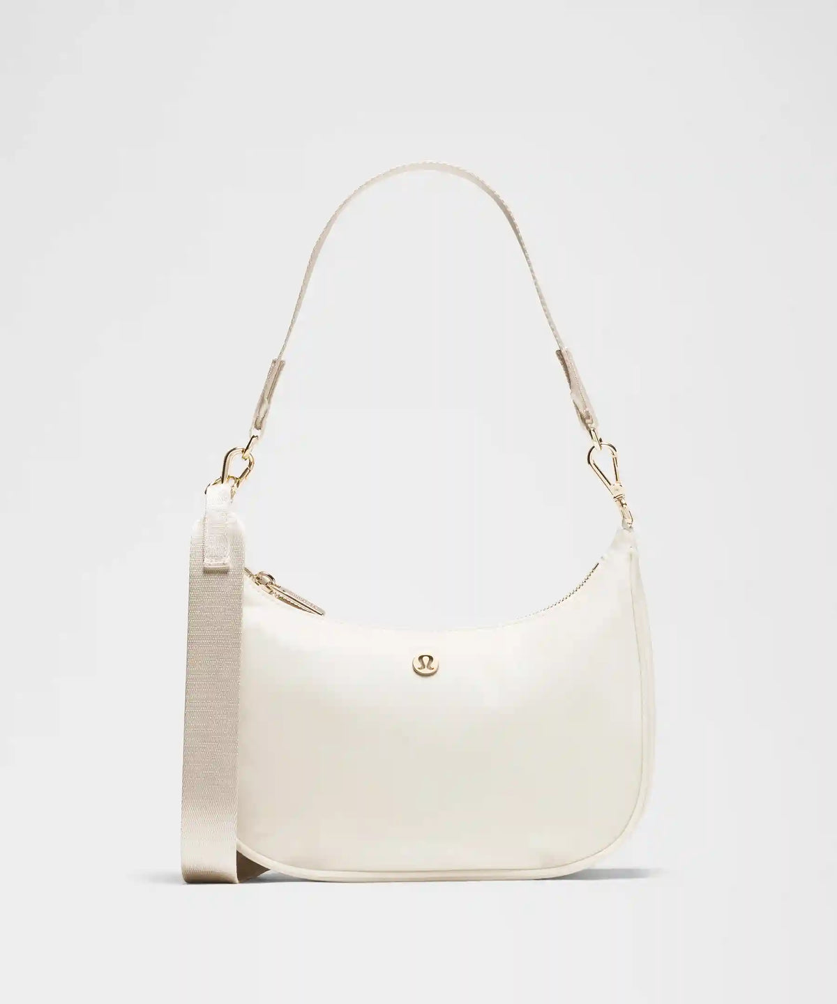 lululemon City Essentials Small Shoulder Bag 3L - LIGHT IVORY / GOLD