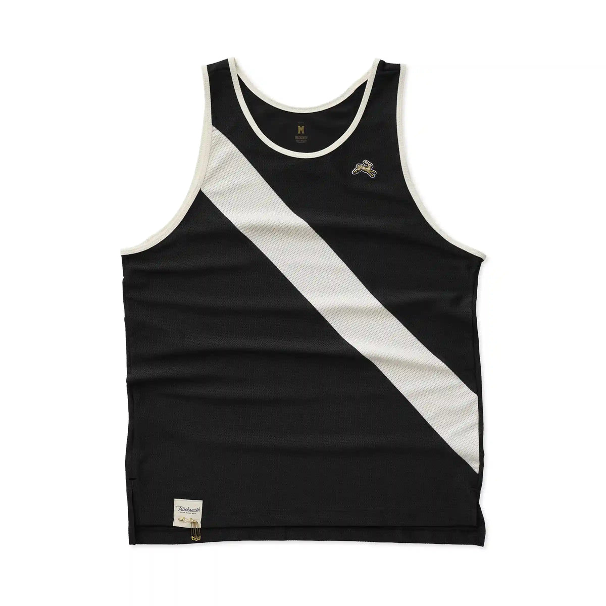 Tracksmith Van Cortlandt Singlet 2026 - BLACK / IVORY / IVORY