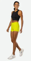 Nathan Interval Bike Shorts 3" - BRIGHT LIME
