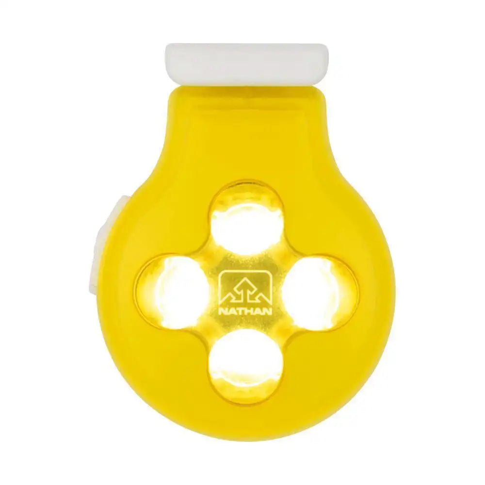 Nathan Hyperbrite Orb LED Clip-on Light - VIBRANT YELLOW / WHITE