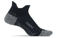 Feetures Plantar Fasciitis Relief Light Cushion No Show - BLACK