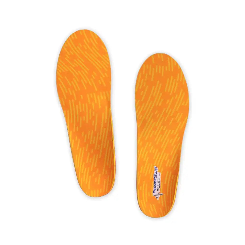 Powerstep Pulse Thin Insoles - ORANGE