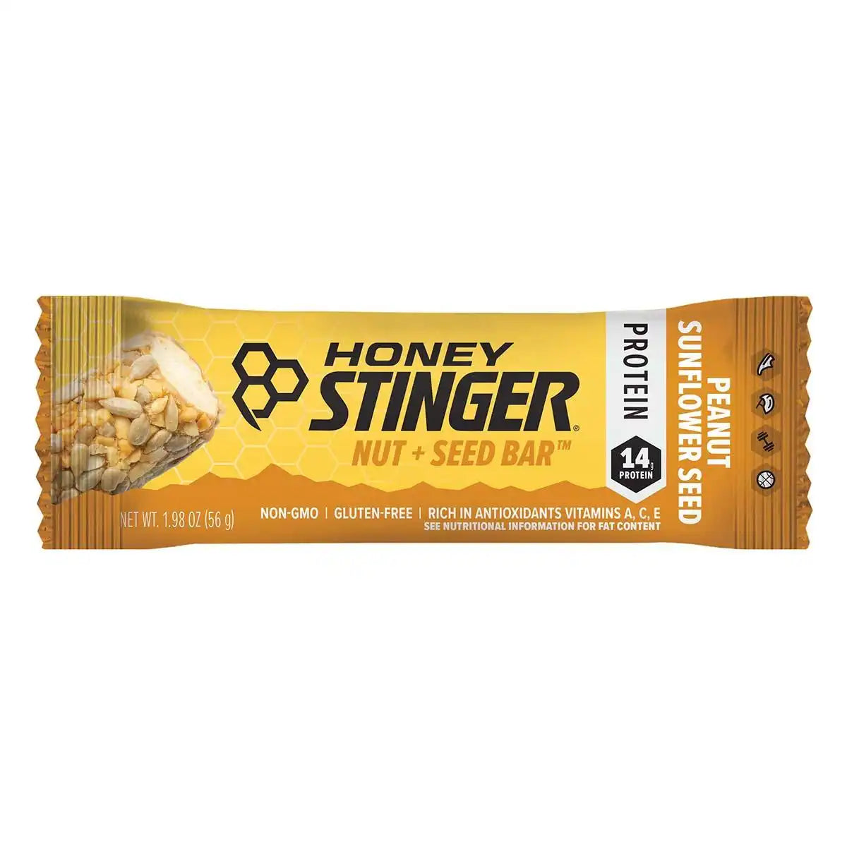 Honey Stinger Nut + Seed Bar - PEANUT SUNFLOWER SEED
