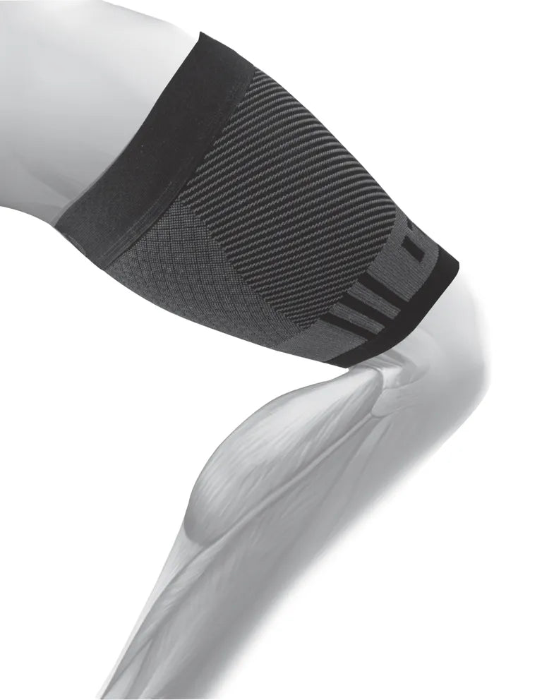 OS1st QS4 Thigh Brace Compression Sleeve - BLACK