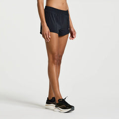Saucony Outpace 3" Short - BLACK