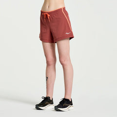 Saucony Outpace 5" Short - APPLE BUTTER