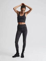 Varley Let's Go High Rise Legging 25 - MONOCHROME CHEETAH