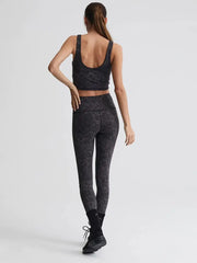 Varley Let's Go High Rise Legging 25 - MONOCHROME CHEETAH