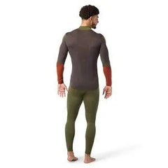 Smartwool Intraknit Merino 200 Colorblock 1/4 Zip - WINTER MOSS / SHALE