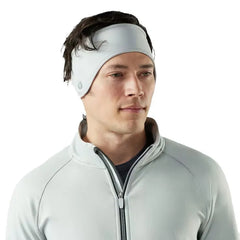 Smartwool Merino Sport Fleece Wind Training Head Band - STORM GRAY