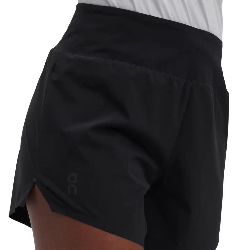 On 5" Running Short - BLACK