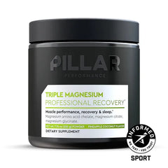 PILLAR Performance Triple Magnesium Professional Recovery Powder - 40 serving - LEMON LIME
