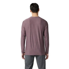 Vuori Long Sleeve Strato Tech Tee - ELDERBERRY HEATHER