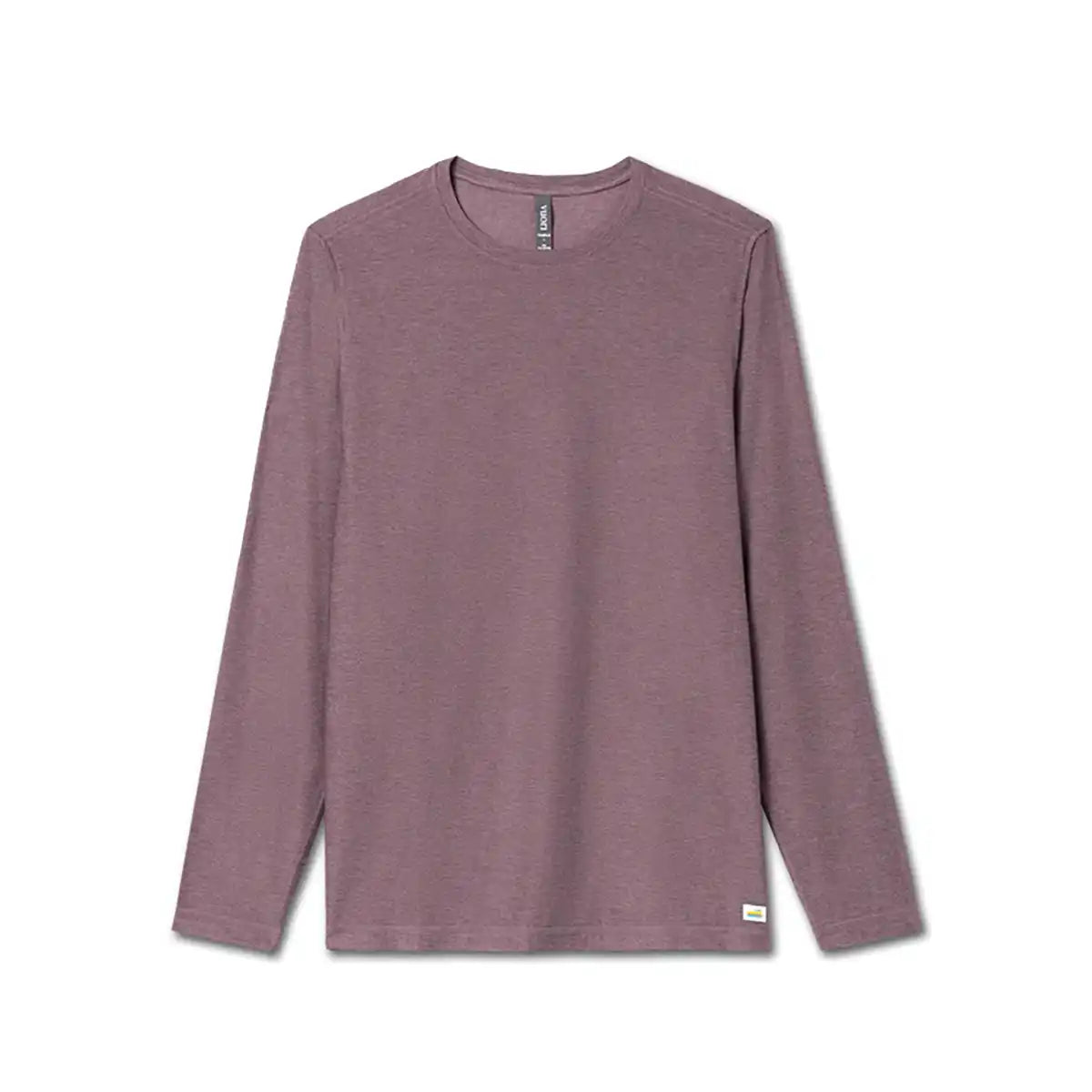 Vuori Long Sleeve Strato Tech Tee - ELDERBERRY HEATHER