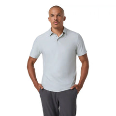 Vuori Strato Tech Polo - HARBOR GREY HEATHER