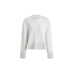 Varley Philippe Crop Sweat - IVORY MARL