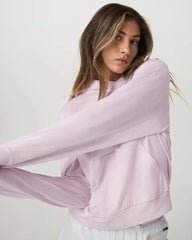 Vuori Halo Modern Pullover Hoodie - LILAC BREEZE HEATHER