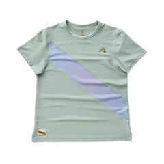 Tracksmith Van Cortlandt Tee - JADEITE / LAVENDER AURA PRINT