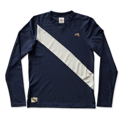 Tracksmith Van Cortlandt Long Sleeve - CORAL GOLD / HIGH RISE